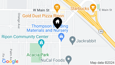 Map of 329 S Stockton Avenue, Ripon CA, 95366