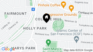 Map of 170 Highland Avenue, San Francisco CA, 94110
