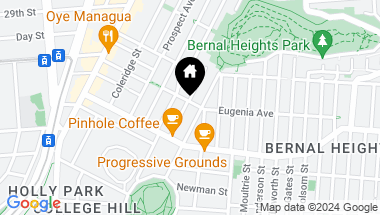Map of 207 Bonview Street # B, San Francisco CA, 94110