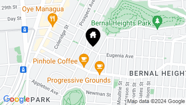 Map of 201 Bonview Street, San Francisco CA, 94110