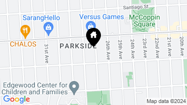 Map of 2459 27th Avenue, San Francisco CA, 94116