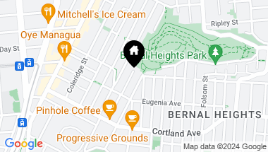 Map of 159 Bonview Street, San Francisco CA, 94110