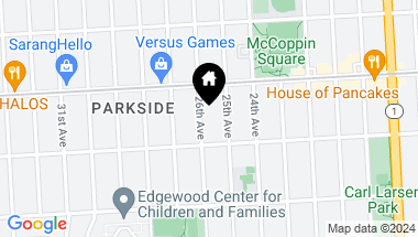 Map of 2454 26th Ave, San Francisco CA, 94116