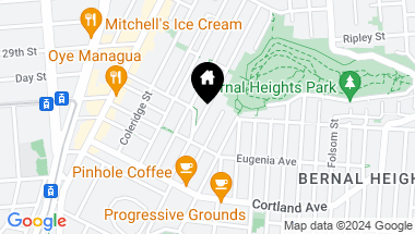 Map of 165 Elsie Street, San Francisco CA, 94110