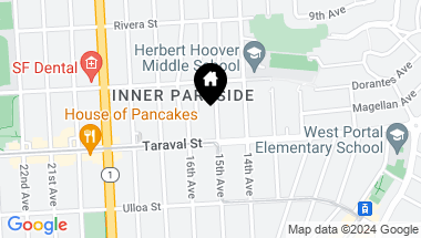 Map of 2359 15th Avenue, San Francisco CA, 94116