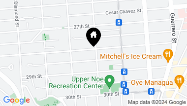 Map of 1506 Sanchez Street, San Francisco CA, 94131