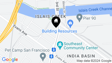 Map of 3450 3rd Street # 3A, San Francisco CA, 94124