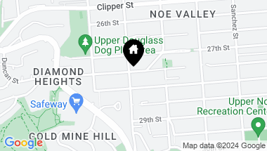 Map of 1507 Diamond Street, San Francisco CA, 94131