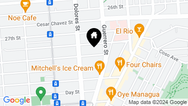 Map of 40 28th Street # 3, San Francisco CA, 94110