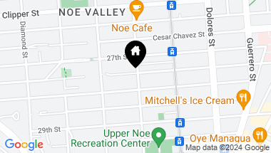 Map of 1450 Sanchez Street, San Francisco CA, 94131
