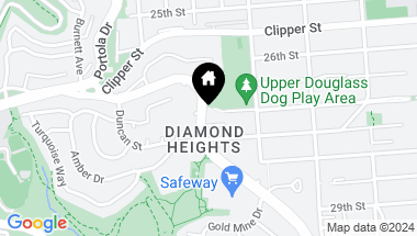 Map of 5179 Diamond Heights Boulevard # 211, San Francisco CA, 94131