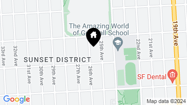 Map of 2158 26th Avenue, San Francisco CA, 94116