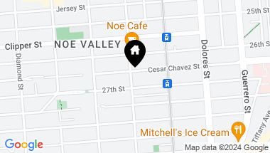 Map of 1363 Sanchez Street, San Francisco CA, 94131