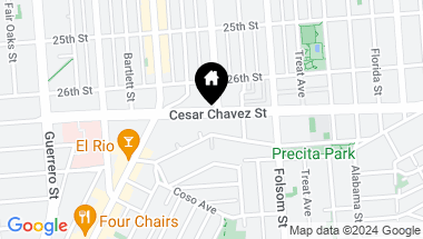 Map of 3301 Cesar Chavez Street # 3305, San Francisco CA, 94110