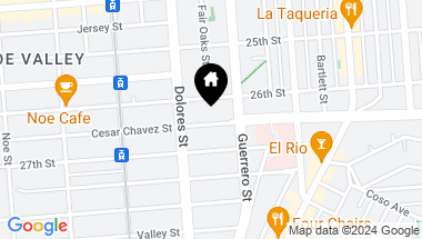 Map of 3754 Cesar Chavez Street, San Francisco CA, 94110