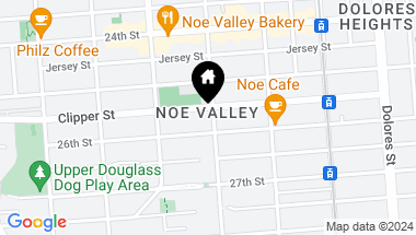 Map of 1260 Noe Street, San Francisco CA, 94114