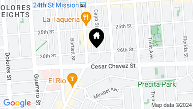 Map of 3359 26th Street, San Francisco CA, 94110