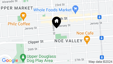 Map of 4184 25th Street, San Francisco CA, 94114
