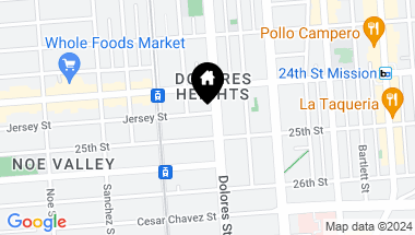Map of 1150 Dolores St # 1, San Francisco CA, 94110