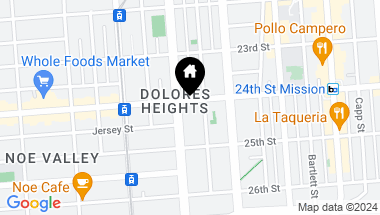 Map of 3681 24th Street, San Francisco CA, 94110