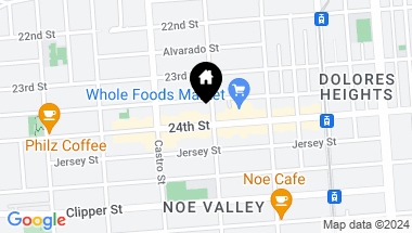 Map of 1082 Noe Street, San Francisco CA, 94114