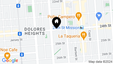 Map of 3525 24th Street, San Francisco CA, 94110