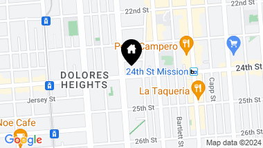 Map of 3538 24th Street, San Francisco CA, 94110