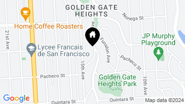 Map of 1024 Pacheco Street, San Francisco CA, 94116