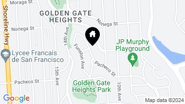 Map of 780 Pacheco Street, San Francisco CA, 94116