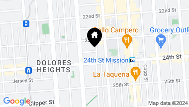 Map of 1 Elizabeth Street # 2, San Francisco CA, 94110
