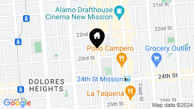 Map of 1188 Valencia Street # 501, San Francisco CA, 94110