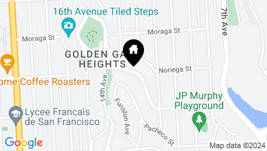 Map of 565 Ortega Street, San Francisco CA, 94122