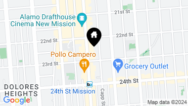 Map of 762 Capp Street, San Francisco CA, 94110