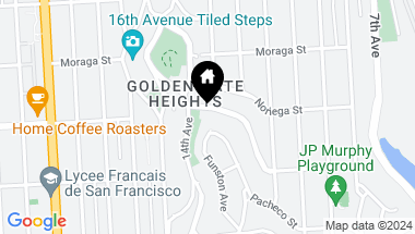 Map of 601 Ortega Street, San Francisco CA, 94122
