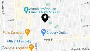 Map of 868 Shotwell Street, San Francisco CA, 94110