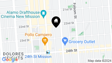Map of 731 Capp Street, San Francisco CA, 94110