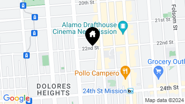 Map of 3331 22nd Street, San Francisco CA, 94110