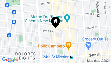 Map of 1103 Valencia Street, San Francisco CA, 94110