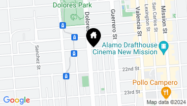 Map of 815 Dolores Street, San Francisco CA, 94110