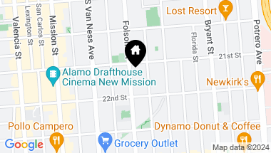 Map of 2533 Folsom Street, San Francisco CA, 94110