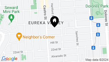 Map of 545 Liberty Street, San Francisco CA, 94114