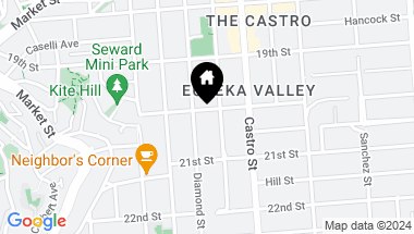 Map of 4327 20th Street, San Francisco CA, 94114