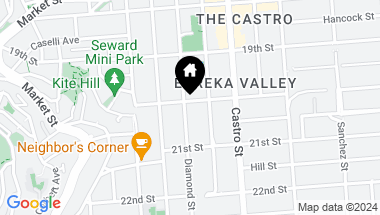 Map of 4349 20th Street, San Francisco CA, 94114