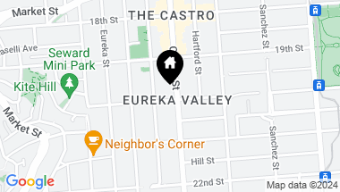 Map of 692 Castro Street, San Francisco CA, 94114