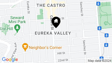 Map of 4184 20th Street, San Francisco CA, 94114