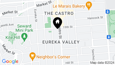 Map of 624 Castro Street # 626, San Francisco CA, 94114