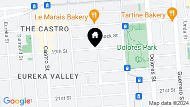 Map of 608 Sanchez Street, San Francisco CA, 94114