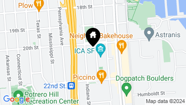 Map of 900 Minnesota Street # 114, San Francisco CA, 94107