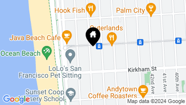 Map of 1422 47th Avenue, San Francisco CA, 94122