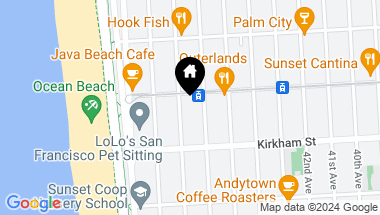 Map of 1420 47th Avenue, San Francisco CA, 94122